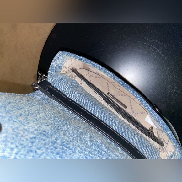 Steve Madden Denim 3D Rose Crossbody Purse - Picture 6 of 6